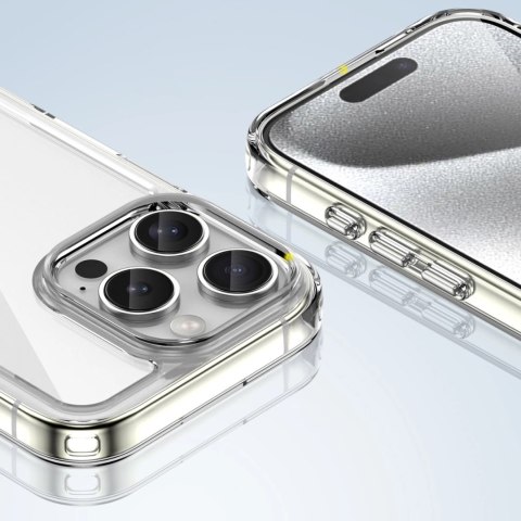 Etui Outer Space Case z żelową ramką do iPhone 16 Pro Max - przezroczyste Etui Outer Space Case z żelową ramką do iPhone 16 Pro Max - przezroczyste