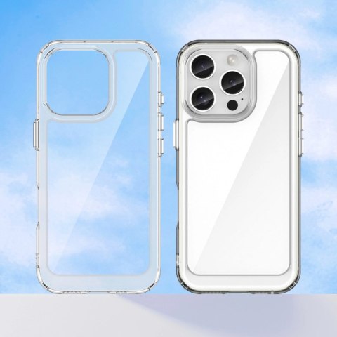 Etui Outer Space Case z żelową ramką do iPhone 16 Pro Max - przezroczyste Etui Outer Space Case z żelową ramką do iPhone 16 Pro Max - przezroczyste
