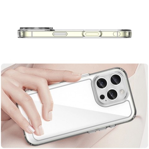 Etui Outer Space Case z żelową ramką do iPhone 16 Pro - przezroczyste Etui Outer Space Case z żelową ramką do iPhone 16 Pro - przezroczyste