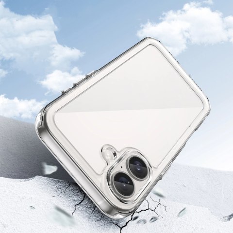 Etui Outer Space Case z żelową ramką do iPhone 16 - przezroczyste Etui Outer Space Case z żelową ramką do iPhone 16 - przezroczyste