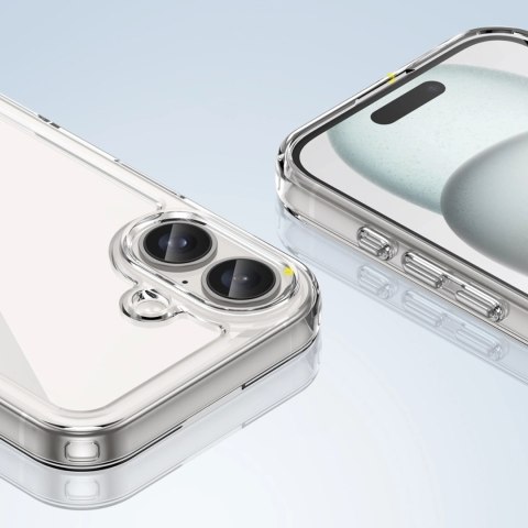 Etui Outer Space Case z żelową ramką do iPhone 16 - przezroczyste Etui Outer Space Case z żelową ramką do iPhone 16 - przezroczyste