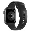 Pasek silikonowy Puro Icon do Apple Watch 42 / 44 / 45 / 49 mm - czarny (2 szt.) Pasek silikonowy Puro Icon do Apple Watch 42 / 44 / 45 / 49 mm - czarny (2 szt.)