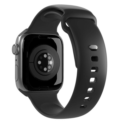 Pasek silikonowy Puro Icon do Apple Watch 42 / 44 / 45 / 49 mm - czarny (2 szt.) Pasek silikonowy Puro Icon do Apple Watch 42 / 44 / 45 / 49 mm - czarny (2 szt.)
