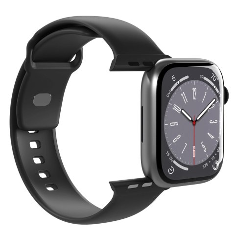 Pasek silikonowy Puro Icon do Apple Watch 42 / 44 / 45 / 49 mm - czarny (2 szt.) Pasek silikonowy Puro Icon do Apple Watch 42 / 44 / 45 / 49 mm - czarny (2 szt.)