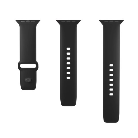 Pasek silikonowy Puro Icon do Apple Watch 42 / 44 / 45 / 49 mm - czarny (2 szt.) Pasek silikonowy Puro Icon do Apple Watch 42 / 44 / 45 / 49 mm - czarny (2 szt.)