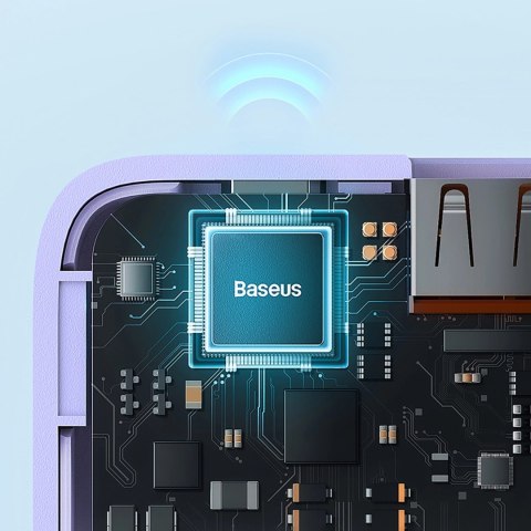 Powerbank Baseus Airpow 20W 10000mAh - fioletowy Powerbank Baseus Airpow 20W 10000mAh - fioletowy