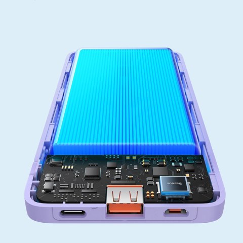 Powerbank Baseus Airpow 20W 10000mAh - fioletowy Powerbank Baseus Airpow 20W 10000mAh - fioletowy
