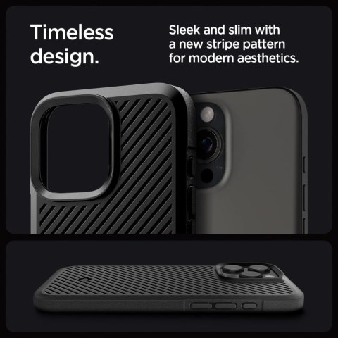 Etui Spigen Core Armor na iPhone 16 Pro - czarny mat Etui Spigen Core Armor na iPhone 16 Pro - czarny mat
