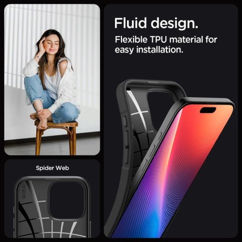 Etui Spigen Core Armor na iPhone 16 Pro - czarny mat Etui Spigen Core Armor na iPhone 16 Pro - czarny mat
