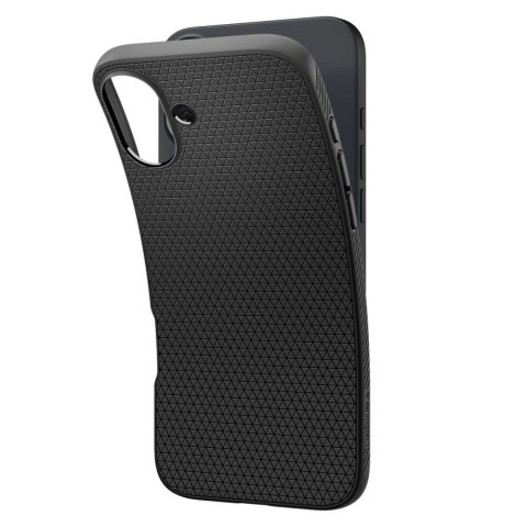 Etui Spigen Liquid Air na iPhone 16 Plus - czarne Etui Spigen Liquid Air na iPhone 16 Plus - czarne