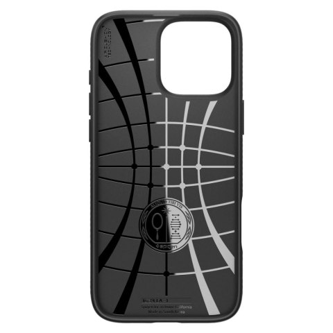 Etui Spigen Liquid Air na iPhone 16 Pro - czarne Etui Spigen Liquid Air na iPhone 16 Pro - czarne
