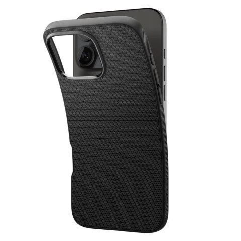 Etui Spigen Liquid Air na iPhone 16 Pro - czarne Etui Spigen Liquid Air na iPhone 16 Pro - czarne