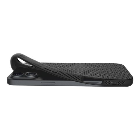 Etui Spigen Liquid Air na iPhone 16 - czarne Etui Spigen Liquid Air na iPhone 16 - czarne