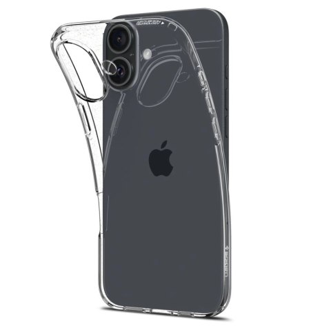 Etui Spigen Liquid Crystal na iPhone 16 - przezroczyste Etui Spigen Liquid Crystal na iPhone 16 - przezroczyste