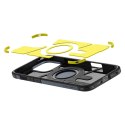 Etui Spigen Tough Armor MagSafe z podstawką na iPhone 16 Pro - ciemnoszare