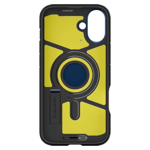Etui Spigen Tough Armor MagSafe z podstawką na iPhone 16 - niebieskie Etui Spigen Tough Armor MagSafe z podstawką na iPhone 16 - niebieskie