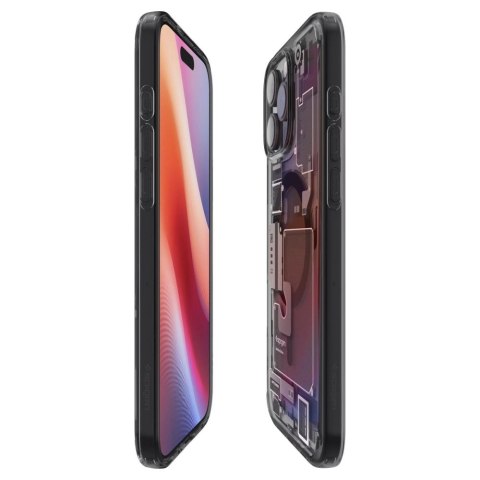 Etui Spigen Ultra Hybrid Mag Zero One z MagSafe na iPhone 16 Pro - ciemnoszare Etui Spigen Ultra Hybrid Mag Zero One z MagSafe na iPhone 16 Pro - ciemnoszare