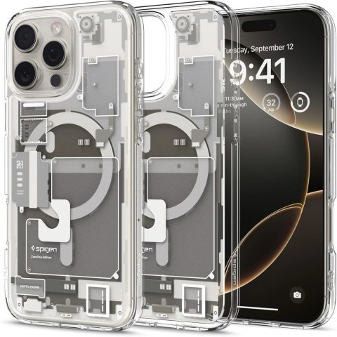Etui Spigen Ultra Hybrid Mag Zero One z MagSafe na iPhone 16 Pro - tytanowe