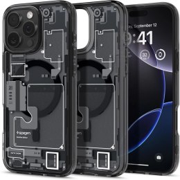 Etui Spigen Ultra Hybrid Mag z MagSafe Zero One na iPhone 16 Pro Max - ciemnoszare
