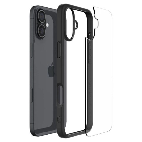 Etui Spigen Ultra Hybrid na iPhone 16 Plus - czarny mat Etui Spigen Ultra Hybrid na iPhone 16 Plus - czarny mat