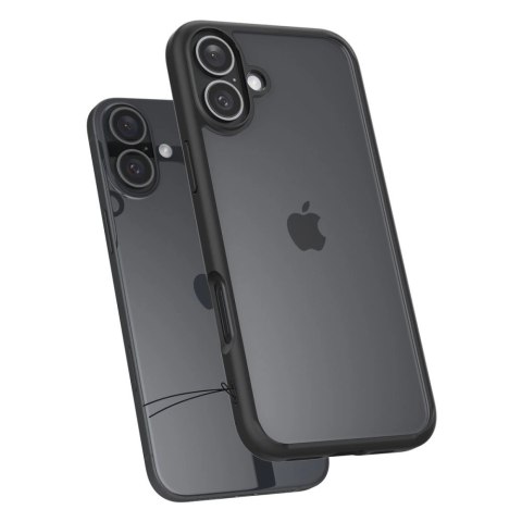 Etui Spigen Ultra Hybrid na iPhone 16 - czarny mat Etui Spigen Ultra Hybrid na iPhone 16 - czarny mat
