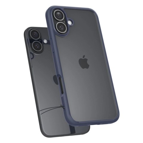 Spigen Ultra Hybrid MagSafe na iPhone 16 - niebieskie Spigen Ultra Hybrid MagSafe na iPhone 16 - niebieskie