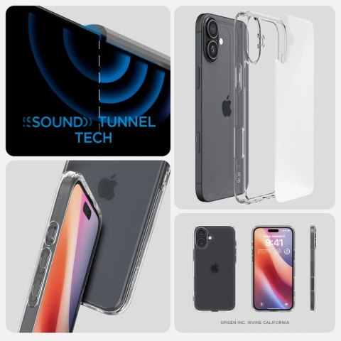 Spigen Ultra Hybrid na iPhone 16 - przezroczyste Spigen Ultra Hybrid na iPhone 16 - przezroczyste