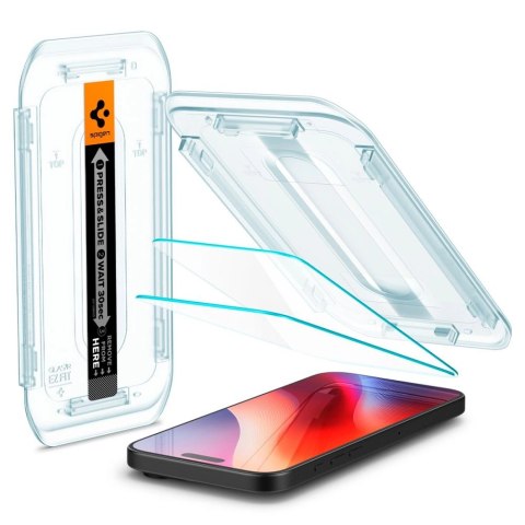 Szkło hartowane Spigen Glas.tR EZ Fit na iPhone 16 Pro Max - 2 szt. Szkło hartowane Spigen Glas.tR EZ Fit na iPhone 16 Pro Max - 2 szt.