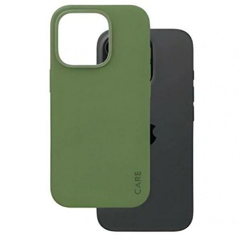 Etui CARE by PanzerGlass Fashion Case z MagSafe na iPhone 16 Pro - zielone Etui CARE by PanzerGlass Fashion Case z MagSafe na iPhone 16 Pro - zielone