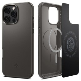Etui Spigen Thin Fit MagSafe do na iPhone 16 Pro Max - gunmetal