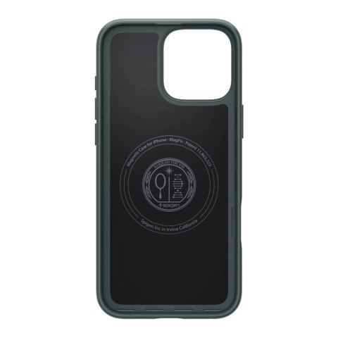Etui Spigen Thin Fit MagSafe do na iPhone 16 Pro Max - zielone Etui Spigen Thin Fit MagSafe do na iPhone 16 Pro Max - zielone