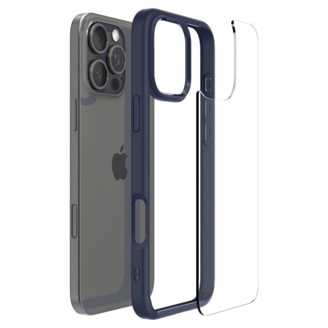 Etui Spigen Ultra Hybrid na iPhone 16 Pro Max - niebieskie Etui Spigen Ultra Hybrid na iPhone 16 Pro Max - niebieskie