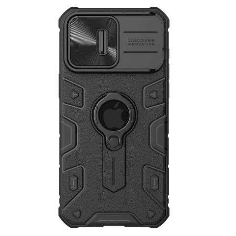 Etui pancerne Nillkin CamShield Armor Case do iPhone 15 Pro Max - czarne Etui pancerne Nillkin CamShield Armor Case do iPhone 15 Pro Max - czarne