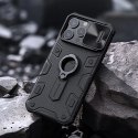 Etui pancerne Nillkin CamShield Armor Case do iPhone 15 Pro Max - czarne Etui pancerne Nillkin CamShield Armor Case do iPhone 15 Pro Max - czarne