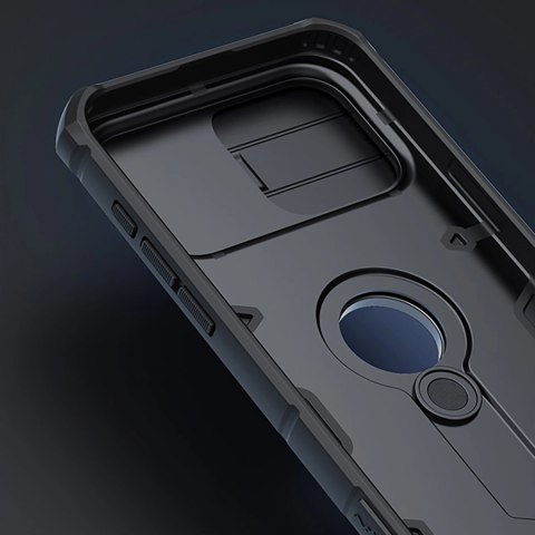 Etui pancerne Nillkin CamShield Armor Case do iPhone 15 Pro Max - czarne Etui pancerne Nillkin CamShield Armor Case do iPhone 15 Pro Max - czarne