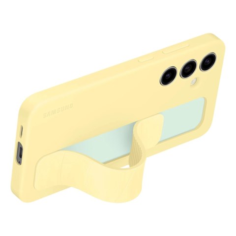 Etui Samsung Standing Grip Case EF-GS721CYEGWW z uchwytem / podstawką do Samsung Galaxy S24 FE - żółte Etui Samsung Standing Grip Case EF-GS721CYEGWW z uchwytem / podstawką do Samsung Galaxy S24 FE - żółte
