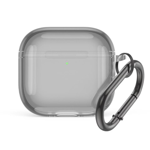 Etui przezroczyste na Airpods 4 - szare Etui przezroczyste na Airpods 4 - szare