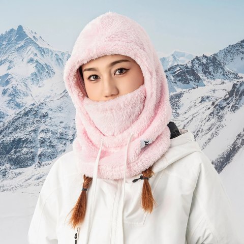 Kominiarka narciarska Qunature Arctic Velvet rozmiar M - różowa Kominiarka narciarska Qunature Arctic Velvet rozmiar M - różowa