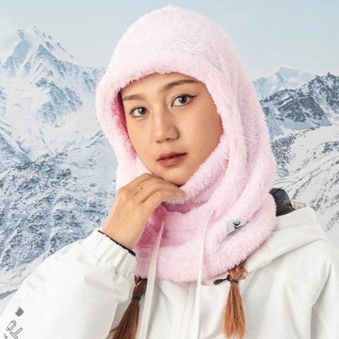 Kominiarka narciarska Qunature Arctic Velvet rozmiar M - różowa Kominiarka narciarska Qunature Arctic Velvet rozmiar M - różowa