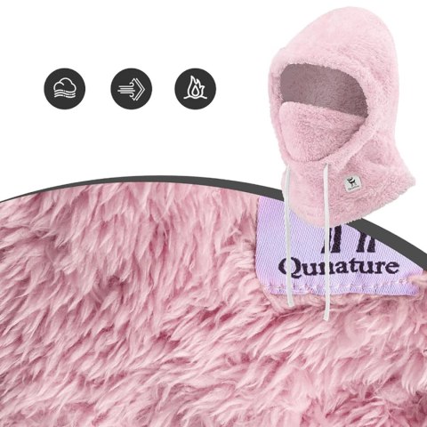 Kominiarka narciarska Qunature Arctic Velvet rozmiar M - różowa Kominiarka narciarska Qunature Arctic Velvet rozmiar M - różowa