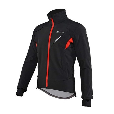 Kurtka sportowa Rockbros YPW021 wiatroszczelna kolarska rozmiar L - czarna Kurtka sportowa Rockbros YPW021 wiatroszczelna kolarska rozmiar L - czarna