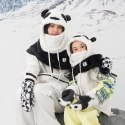 Rękawice narciarskie Qunature Panda Heat Transfer dziecięce rozmiar S - czarne/białe Rękawice narciarskie Qunature Panda Heat Transfer dziecięce rozmiar S - czarne/białe