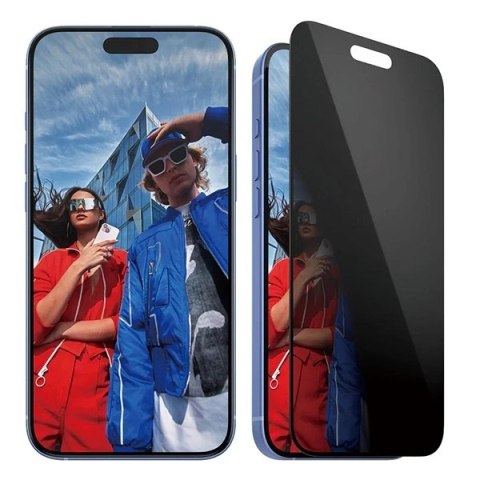 Szkło hartowane PanzerGlass Privacy Screen Protector Ultra-Wide Fit na iPhone 16 Plus Szkło hartowane PanzerGlass Privacy Screen Protector Ultra-Wide Fit na iPhone 16 Plus