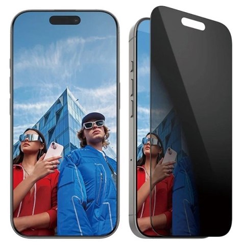 Szkło hartowane PanzerGlass Privacy Screen Protector Ultra-Wide Fit na iPhone 16 Pro Szkło hartowane PanzerGlass Privacy Screen Protector Ultra-Wide Fit na iPhone 16 Pro