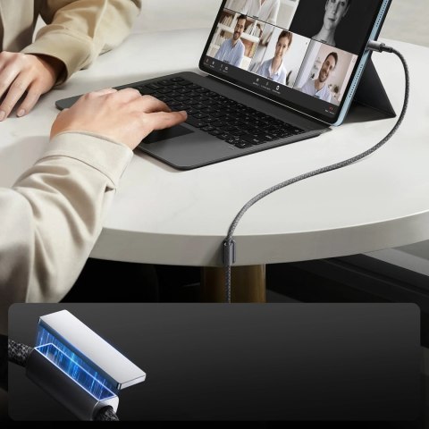 Kabel Joyroom S-A50 Unlimited Series 3A USB-A - USB-C z organizerem magnetycznym 1,2m - szary Kabel Joyroom S-A50 Unlimited Series 3A USB-A - USB-C z organizerem magnetycznym 1,2m - szary
