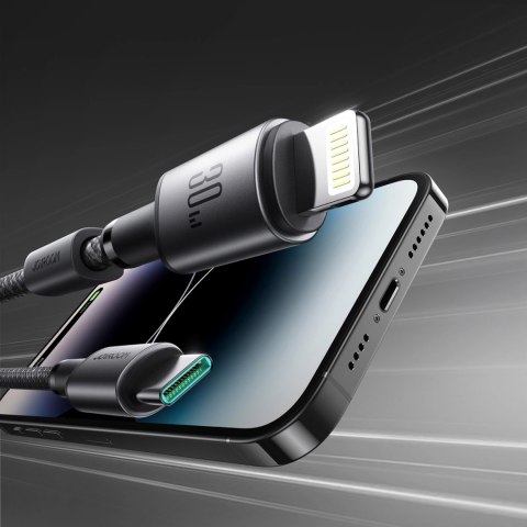 Kabel Joyroom S-A50 Unlimited Series 60W USB-C - Lightning z organizerem magnetycznym 1,2m - szary Kabel Joyroom S-A50 Unlimited Series 60W USB-C - Lightning z organizerem magnetycznym 1,2m - szary