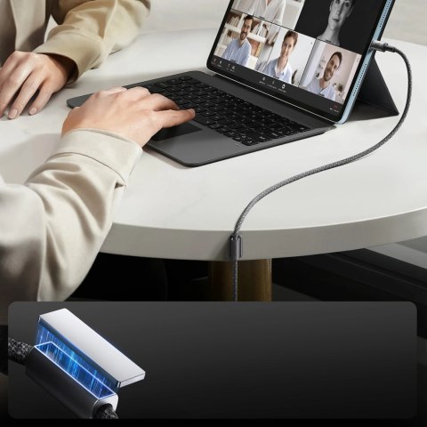 Kabel Joyroom S-A50 Unlimited Series 60W USB-C - Lightning z organizerem magnetycznym 1,2m - szary Kabel Joyroom S-A50 Unlimited Series 60W USB-C - Lightning z organizerem magnetycznym 1,2m - szary