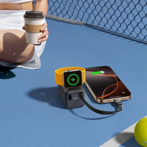 Powerbank do smartwatchy Joyroom JR-W13 5000mAh - czarny Powerbank do smartwatchy Joyroom JR-W13 5000mAh - czarny
