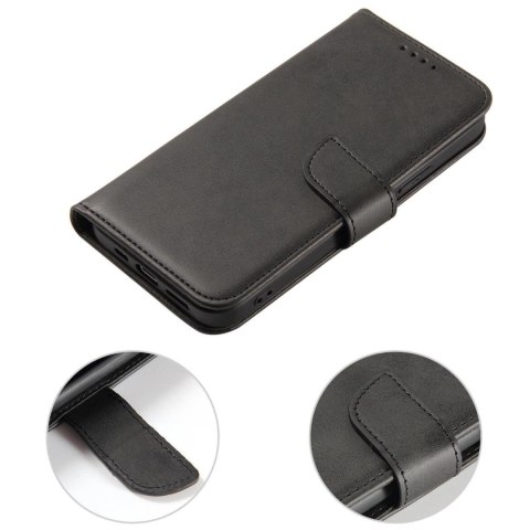 Etui Magnet Case z klapką do Samsung Galaxy S25 - czarne Etui Magnet Case z klapką do Samsung Galaxy S25 - czarne