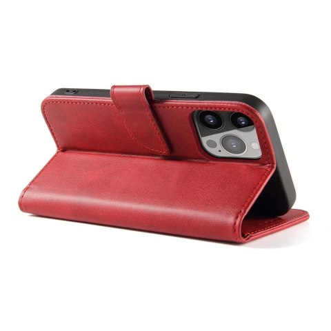 Etui Magnet Case z klapką do Samsung Galaxy S25 - czerwone Etui Magnet Case z klapką do Samsung Galaxy S25 - czerwone